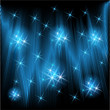 Glowing rays and stars