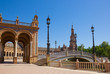 bridge of Plaza de España,  Seville, Spain