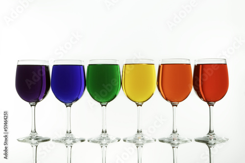 Photo: The Diversity Rainbow Caputred in Wine Glasses The Diversity Rainbow Caputred in Wine Glasses