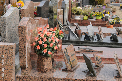Photo: France, the cemetery of Triel Sur Seine France, the cemetery of Triel Sur Seine