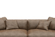 Illustration: Sofa made of worn leather closeup Sofa made of worn leather closeup