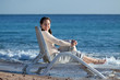 Foto: Mature woman near sea Mature woman near sea