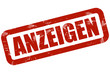 Grunge Stempel rot ANZEIGEN
