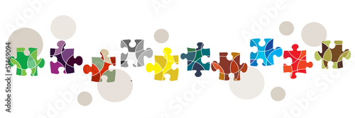 Illustration: Diversity and connectivity concept Diversity and connectivity concept