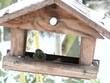 Spatzen im Vogelhaus