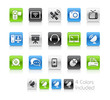 Communications / The vector incl. 4 colors in different layers