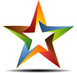 Color origami star