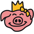 Pricess Pig Head
