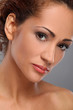Beautiful middleaged woman with makeup