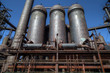 Steel mill silos
