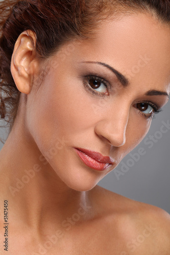 Photo: Beautiful middleaged woman with makeup Beautiful middleaged woman with makeup