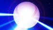 Baseball Blue Flare Looping Animated Background