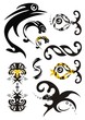 Vector: Fish icons. Sea inhabitants Fish icons. Sea inhabitants