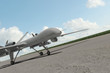 Drone auf dem Boden