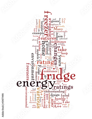 Vector: How to buy a green Fridge Freezer How to buy a green Fridge Freezer