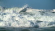 Ocean big wave slow motion
