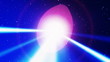 Football Blue Flare Looping background