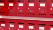 Red mailboxes