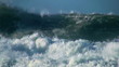 Ocean big wave slow motion