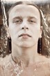 Portrait of a young man in the water