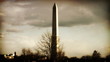 Washington Monument Under construction Time Lapse Grunge Two
