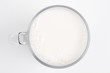 Milk in the glass