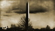 Washington Monument Under construction Time Lapse Grunge