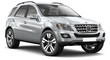MODERN SILVER SUV CAR