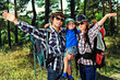 cheerful family