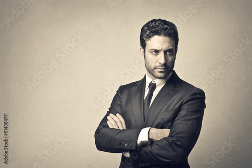 Photo: handsome businessman handsome businessman
