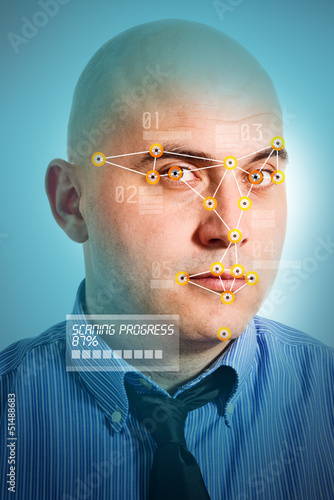 Photo: Facial recognition Facial recognition