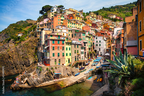 Photo: Riomaggiore, Cinque Terre, Liguria, Italy Riomaggiore, Cinque Terre, Liguria, Italy