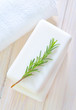 White soap