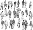 walking people