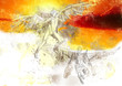 Greek myth and legends (Full sized hand drawing) - Ikarus