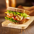 Foto: deli meat sandwich with turkey deli meat sandwich with turkey