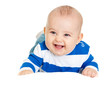 Smiling baby boy
