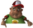 Overweight boy