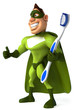 Green superhero