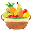 Fruits in a basket