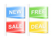 Vector: Set of shopping labels. Vector illustration Set of shopping labels. Vector illustration
