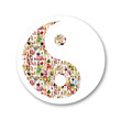 Foto: ying yang - Portrait of a lot of people ying yang - Portrait of a lot of people