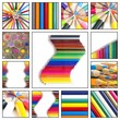Collage - Pencil colors
