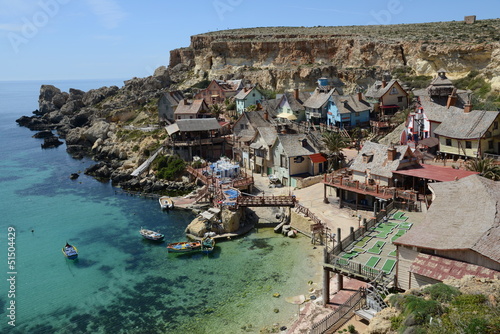Photo: malta, popeye village malta, popeye village