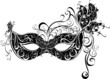 Masks for a masquerade. Vector party mask.