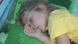 Sleeping Child, Little Girl Sucking Thumb, Habits of Children