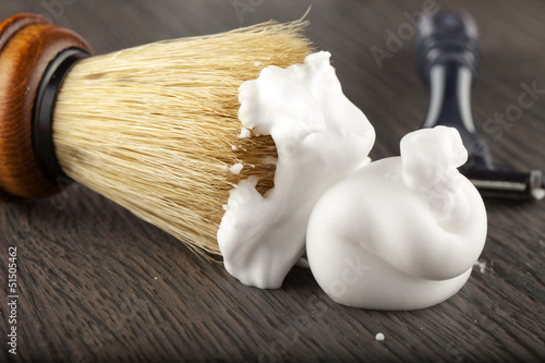 Photo: Foam and brush Foam and brush