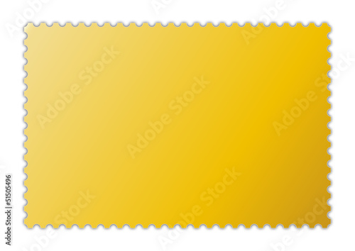 Vector: Briefmarkenvorlage lang, Verlauf Gold Briefmarkenvorlage lang, Verlauf Gold