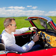 im cabrio durch die natur
