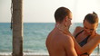 Teenage Couple Summer Beach Vacation